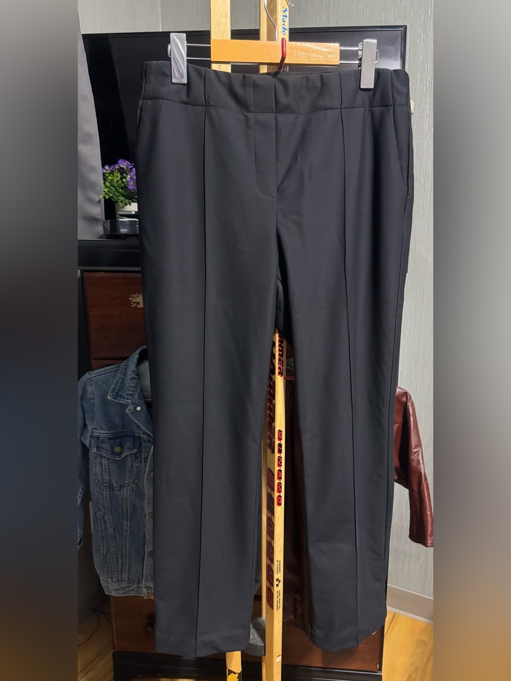 Christian Siriano New York Black Tailored Pants Size 10